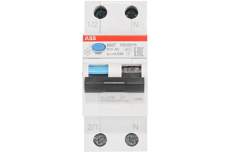 ФОТО - Дифференциальные выключатели (ДИФ) ABB DSH201R